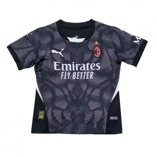 Fotbalové Dres AC Milan Brankářské Domácí 2024-25 Krátký Rukáv